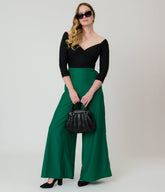 Banned Green Elizabeth Palazzo Trousers