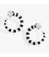 Beetlejuice Sandworm Loop Earrings