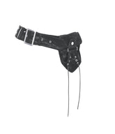 Black Leatherette Holster Belt