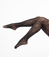 Black Spiderweb Lace Tights