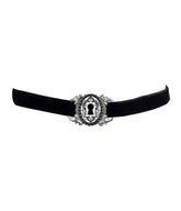 Black Velvet Keyhole Choker Necklace