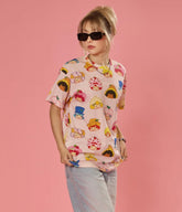 Cakeworthy Strawberry Shortcake All Over Print Unisex Graphic Tee