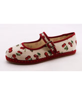 Cherry Mary Jane Flats