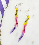 Crayon Dangle Earrings