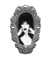 Elvira Gothic Frame Enamel Pin