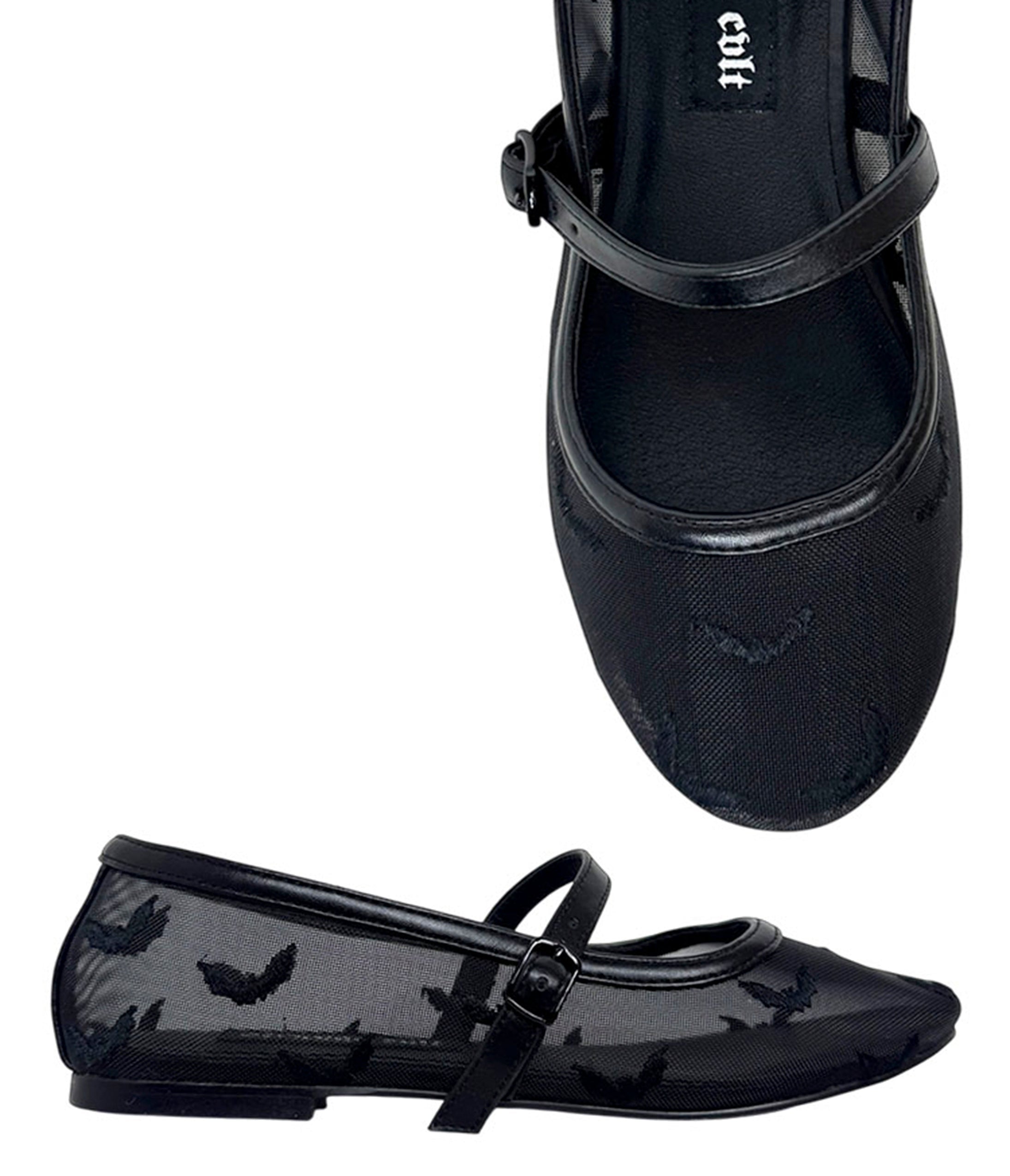 Black Helena Bats Flats