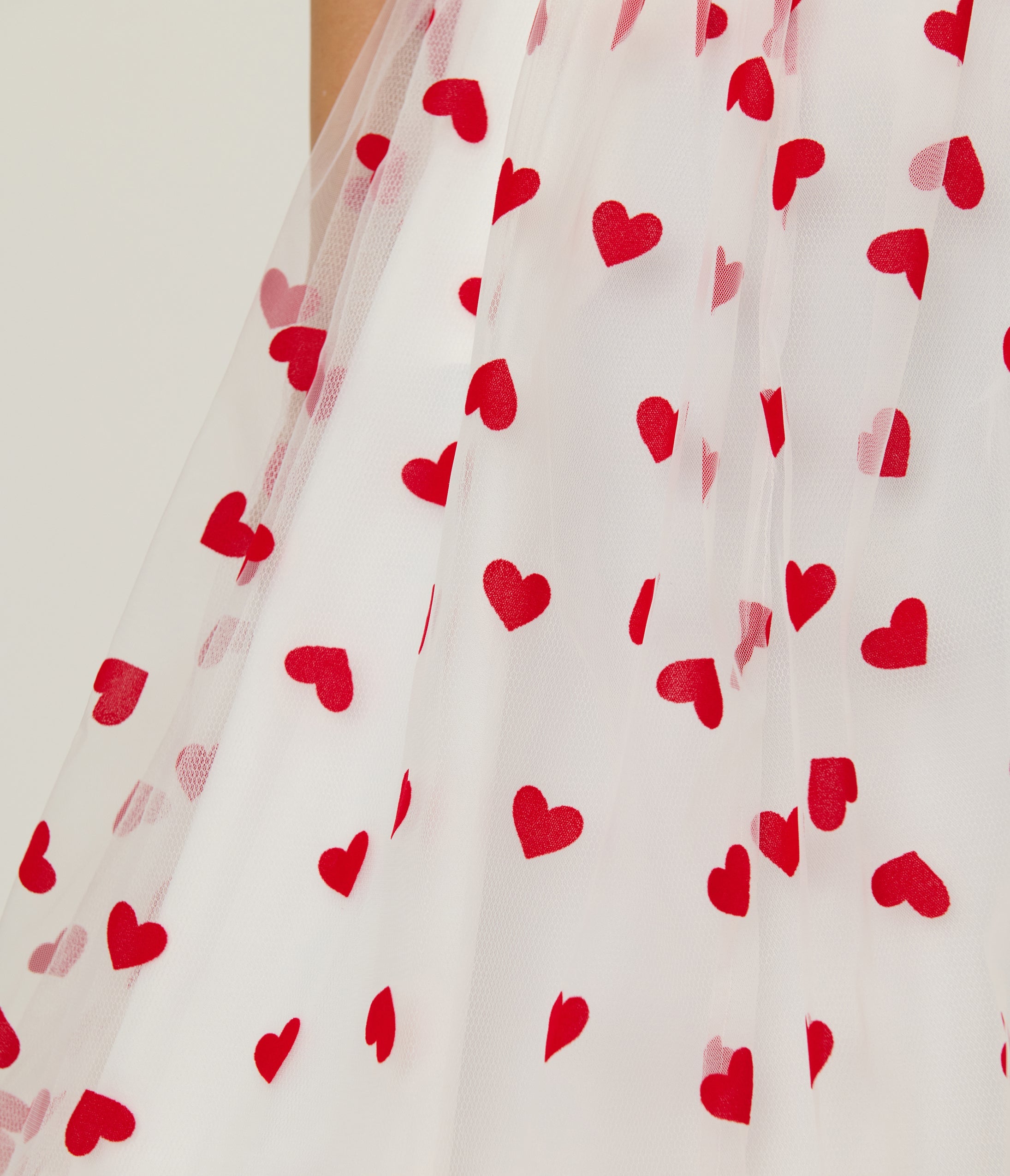 Barbie x Unique Vintage Red Hearts Loving You Swing Dress