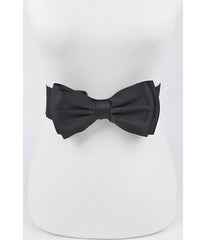 Black Bow Cinch Belt