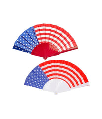 American Flag Hand Fan
