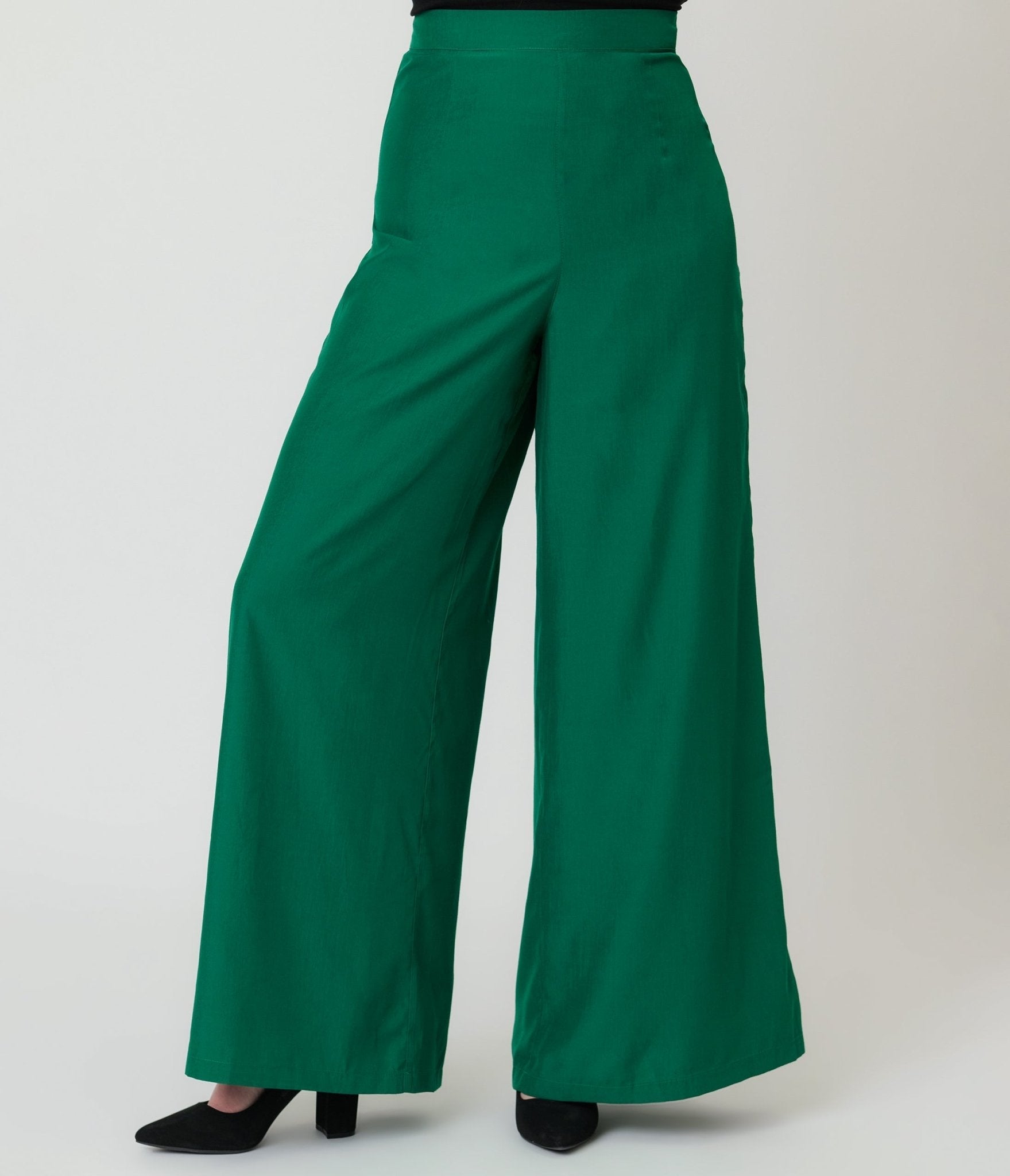 Banned Green Elizabeth Palazzo Trousers