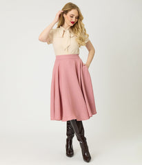 Banned Light Pink Cary Swing Skirt