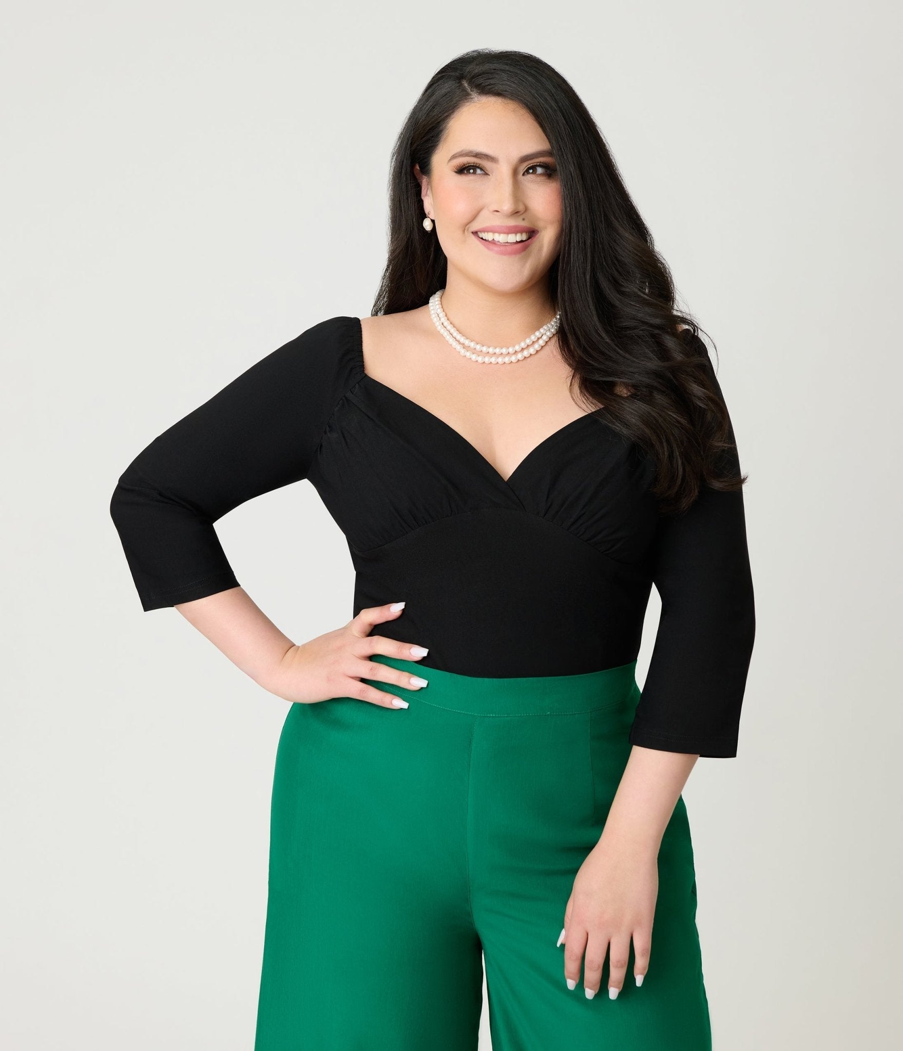 Banned Plus Size Black Off The Shoulder Dixie Top