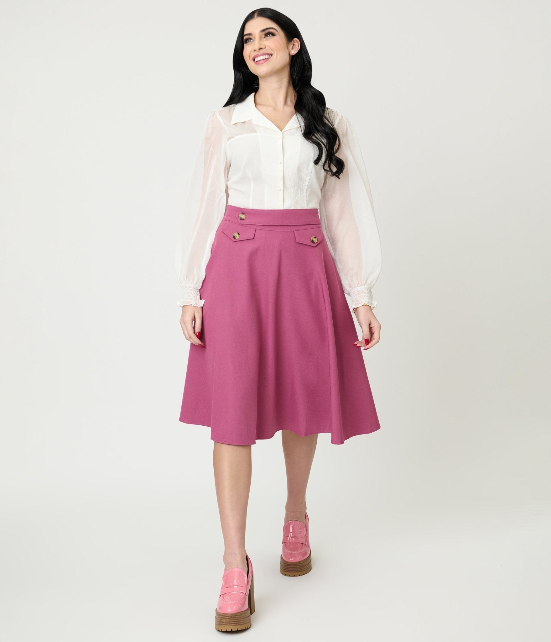 Banned White Bonnie Blouse