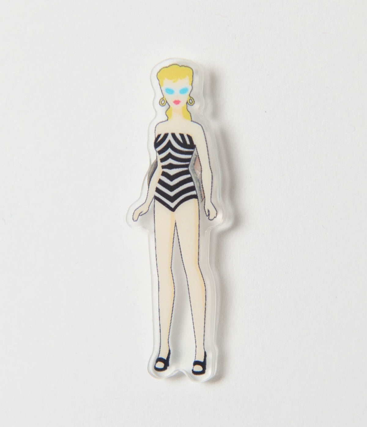 Barbie鈩?x Unique Vintage Classic Barbie Icon Enamel Pin
