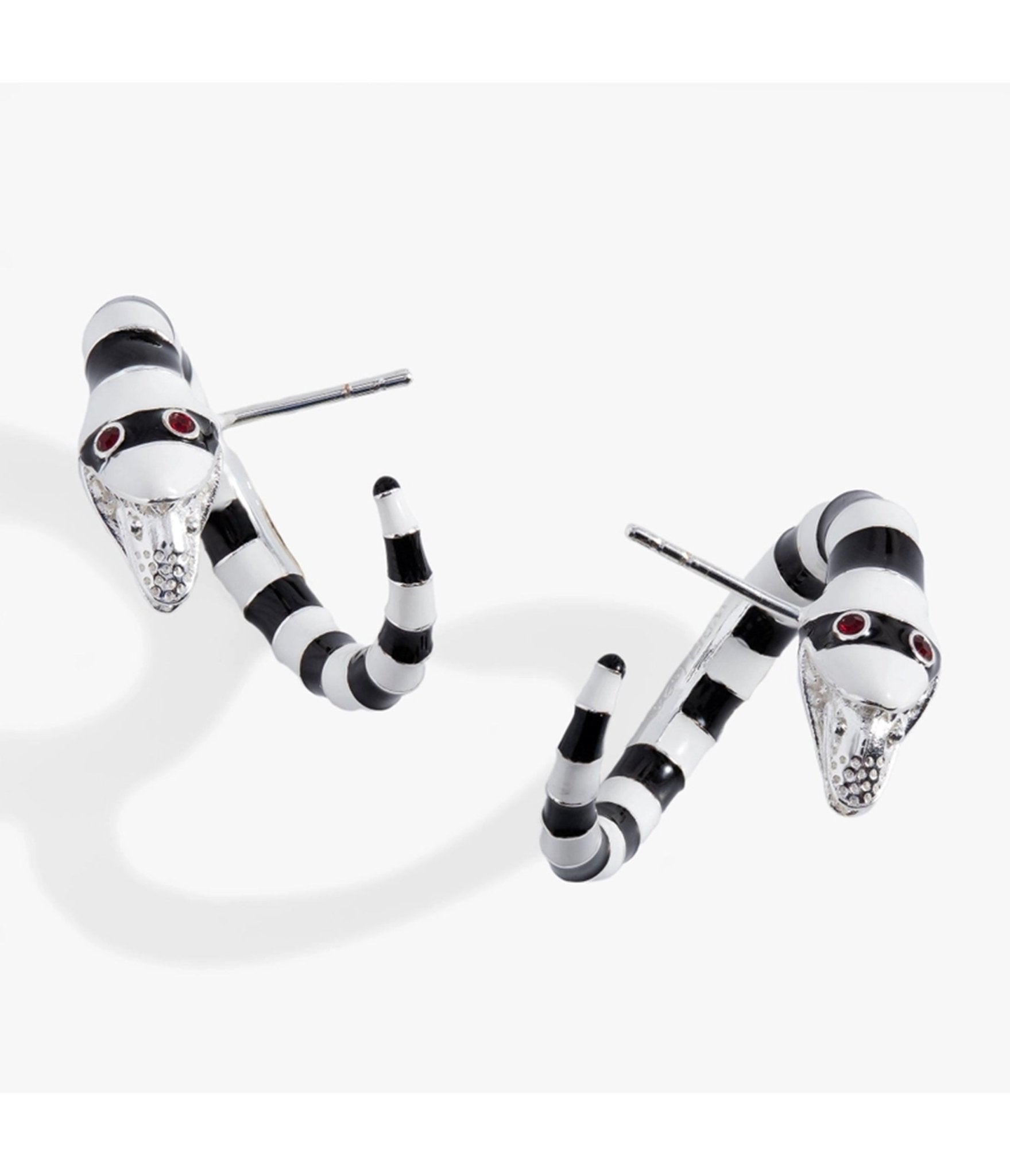 Beetlejuice Sandworm Loop Earrings