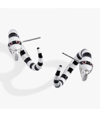 Beetlejuice Sandworm Loop Earrings