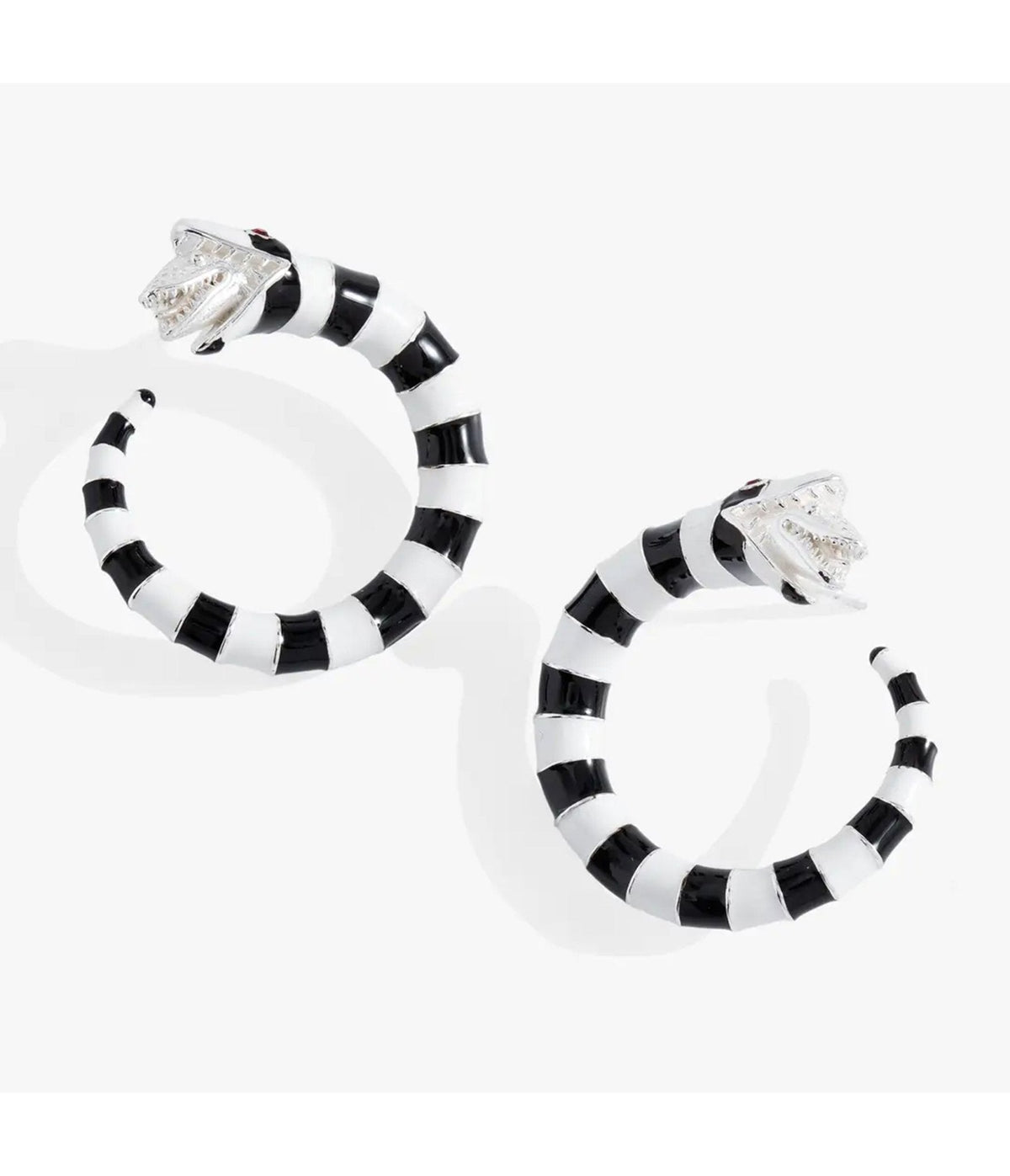 Beetlejuice Sandworm Loop Earrings
