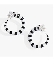 Beetlejuice Sandworm Loop Earrings
