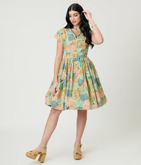 Bernie Dexter Bingo Kelly Flare Dress
