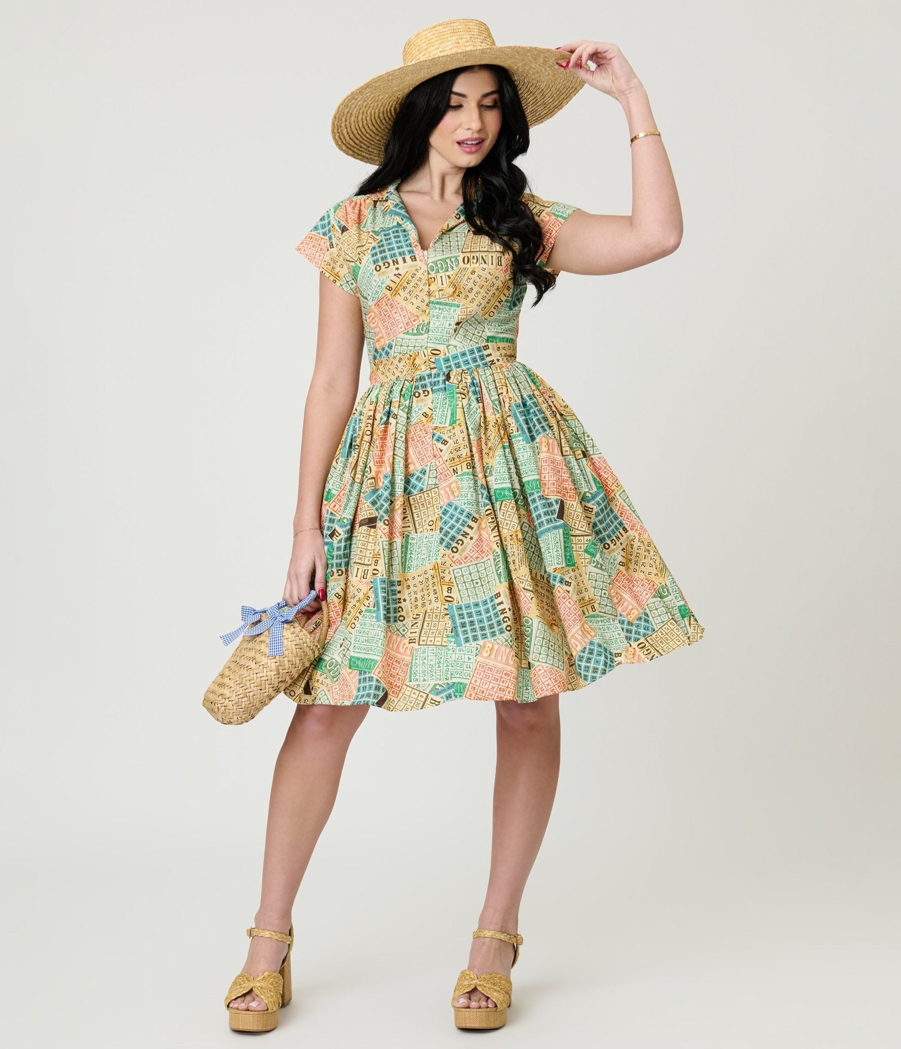 Bernie Dexter Bingo Kelly Flare Dress