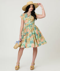 Bernie Dexter Bingo Kelly Flare Dress