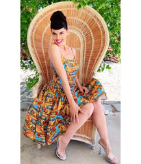 Bernie Dexter Scenic Print Chelsea Swing Dress