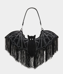 Betsey Johnson Black Wingin' It Bag