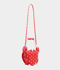 Betsey Johnson Red Shell Crab Handbag