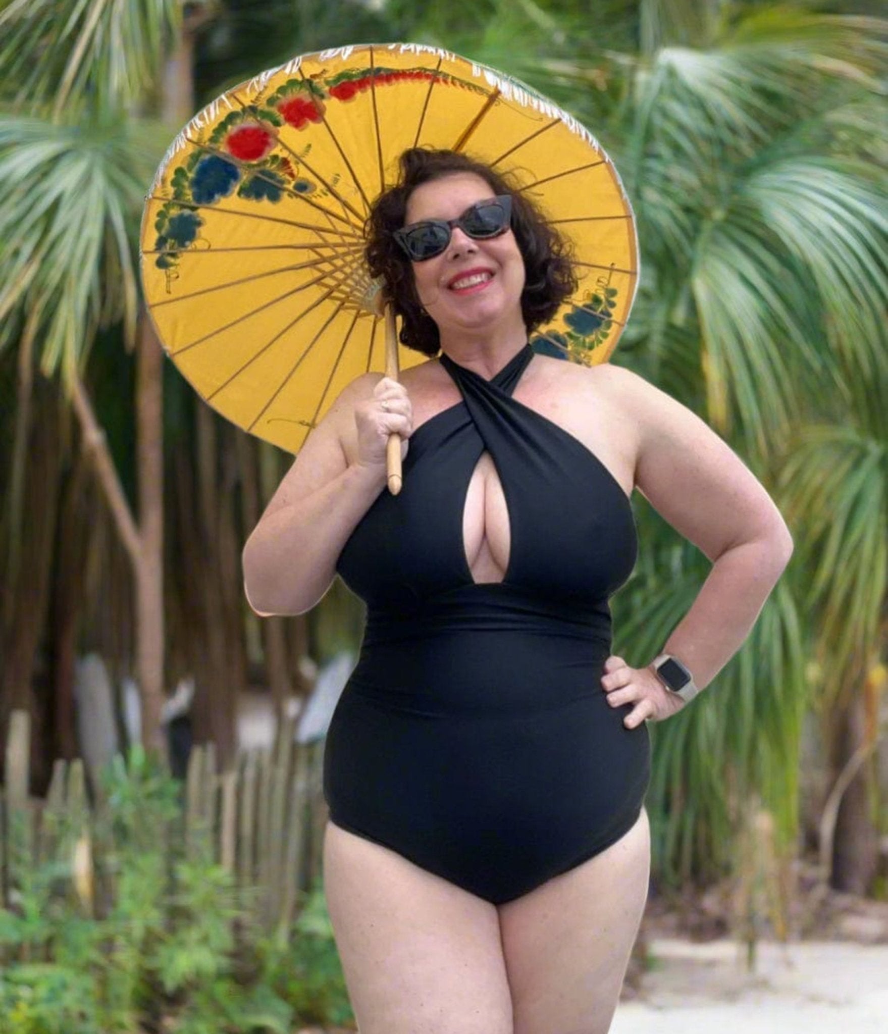 Bettylicious Retro Black Marilyn One Piece Swimsuit