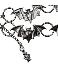 Black Bat Chain Link Belt