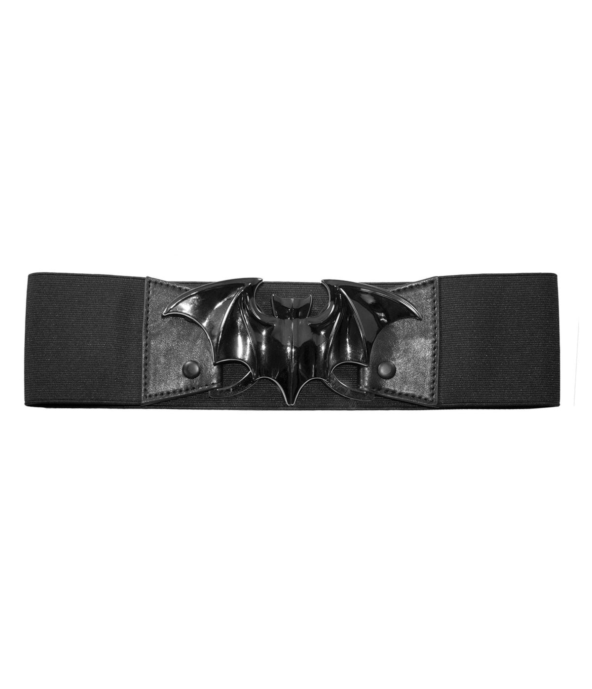Black Bat Elastic Cinch Belt