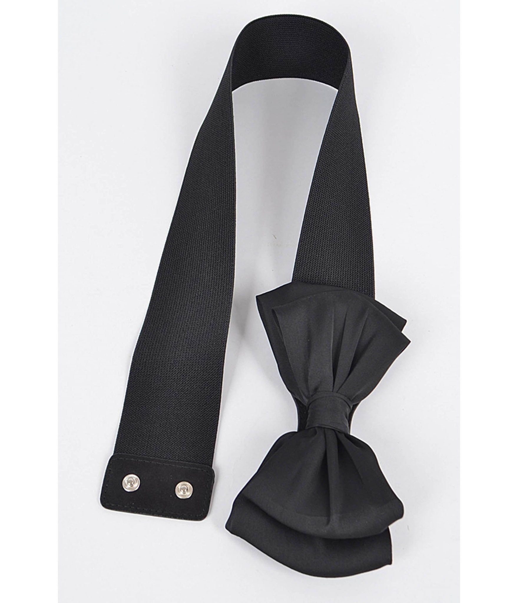 Black Bow Cinch Belt