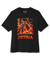 Black Catzilla Unisex Graphic Tee