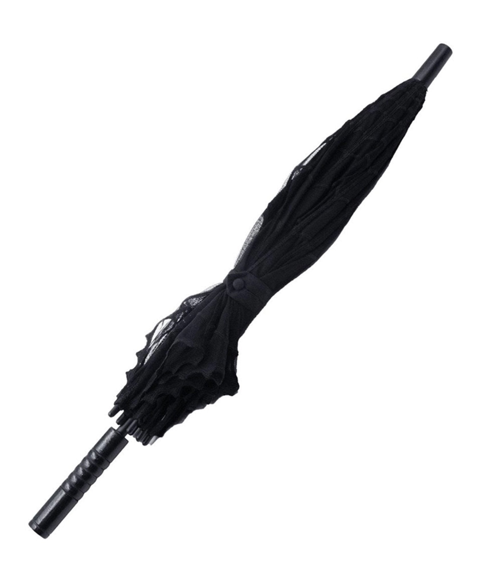 Black Lace Spiderweb Parasol