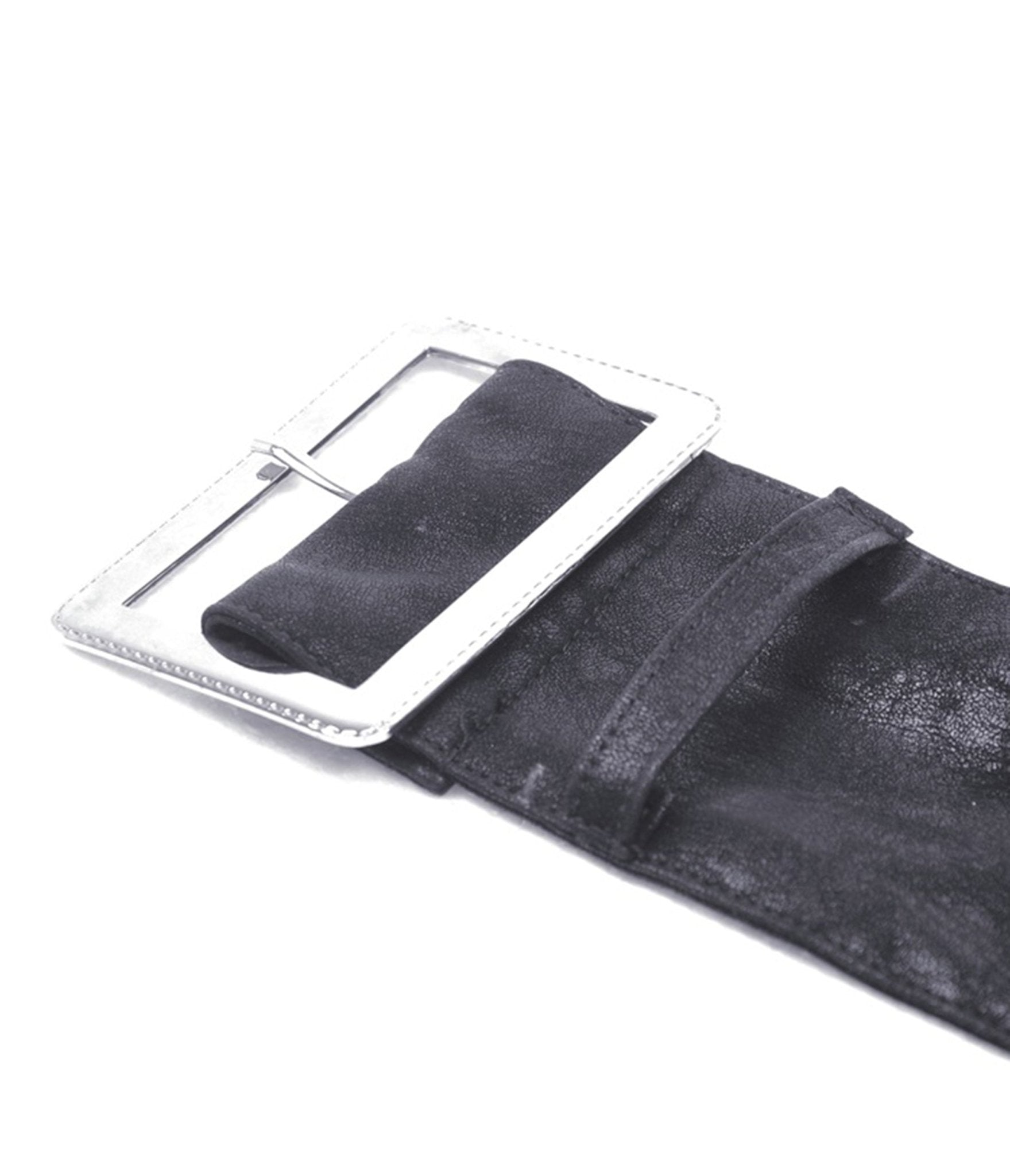 Black Leatherette Holster Belt