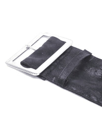 Black Leatherette Holster Belt