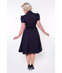 Black Manhattan Swing Dress