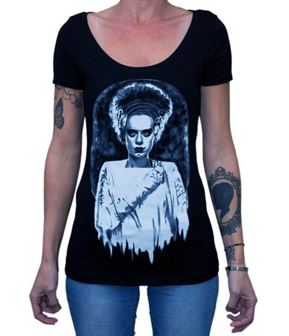 Black Monster Bride Graphic Tee