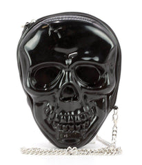 Black Skull Head Crossbody Bag