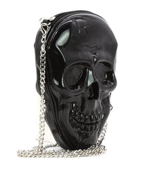Black Skull Head Crossbody Bag
