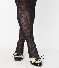 Black Spiderweb Fishnet Tights