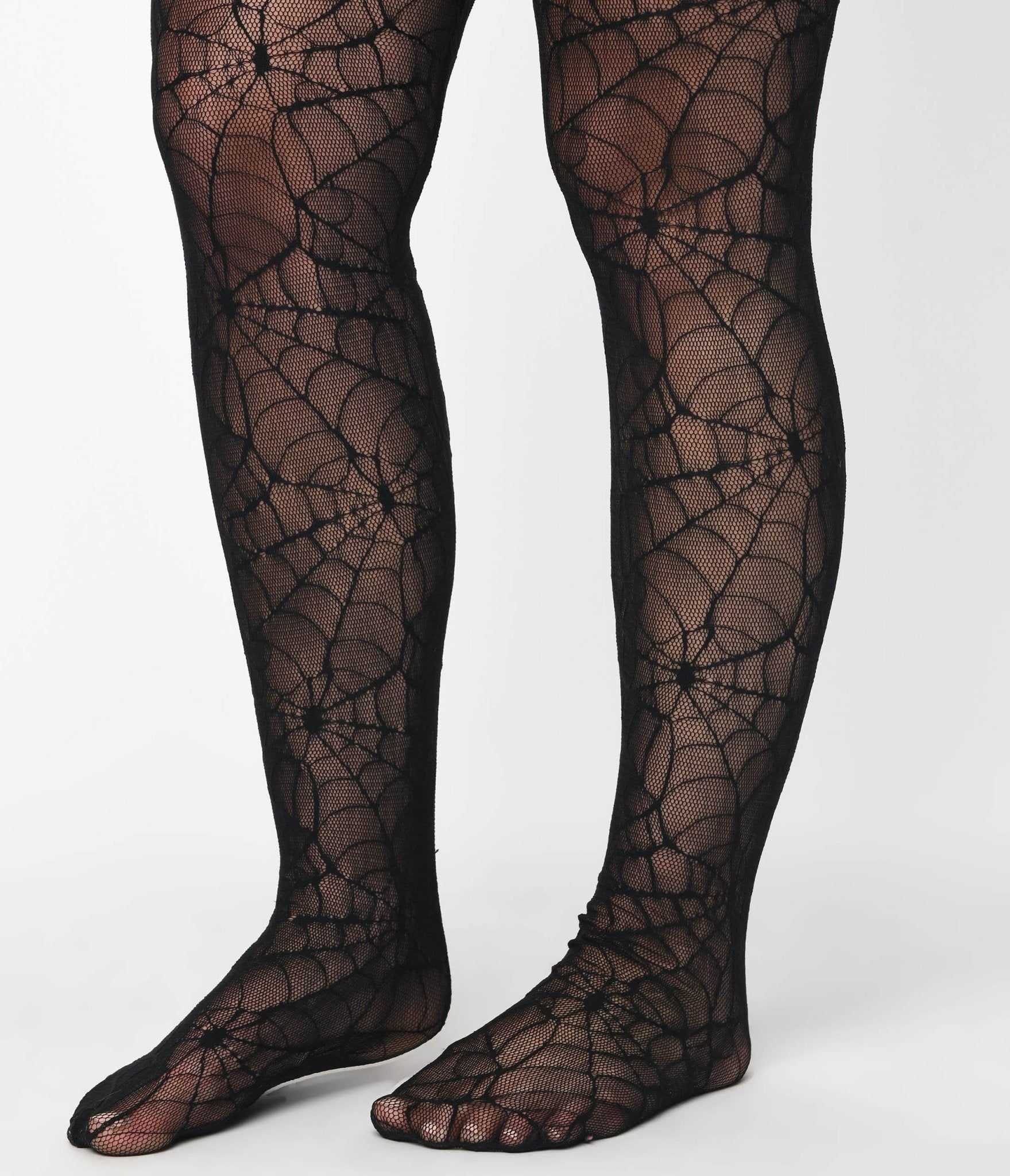 Black Spiderweb Fishnet Tights