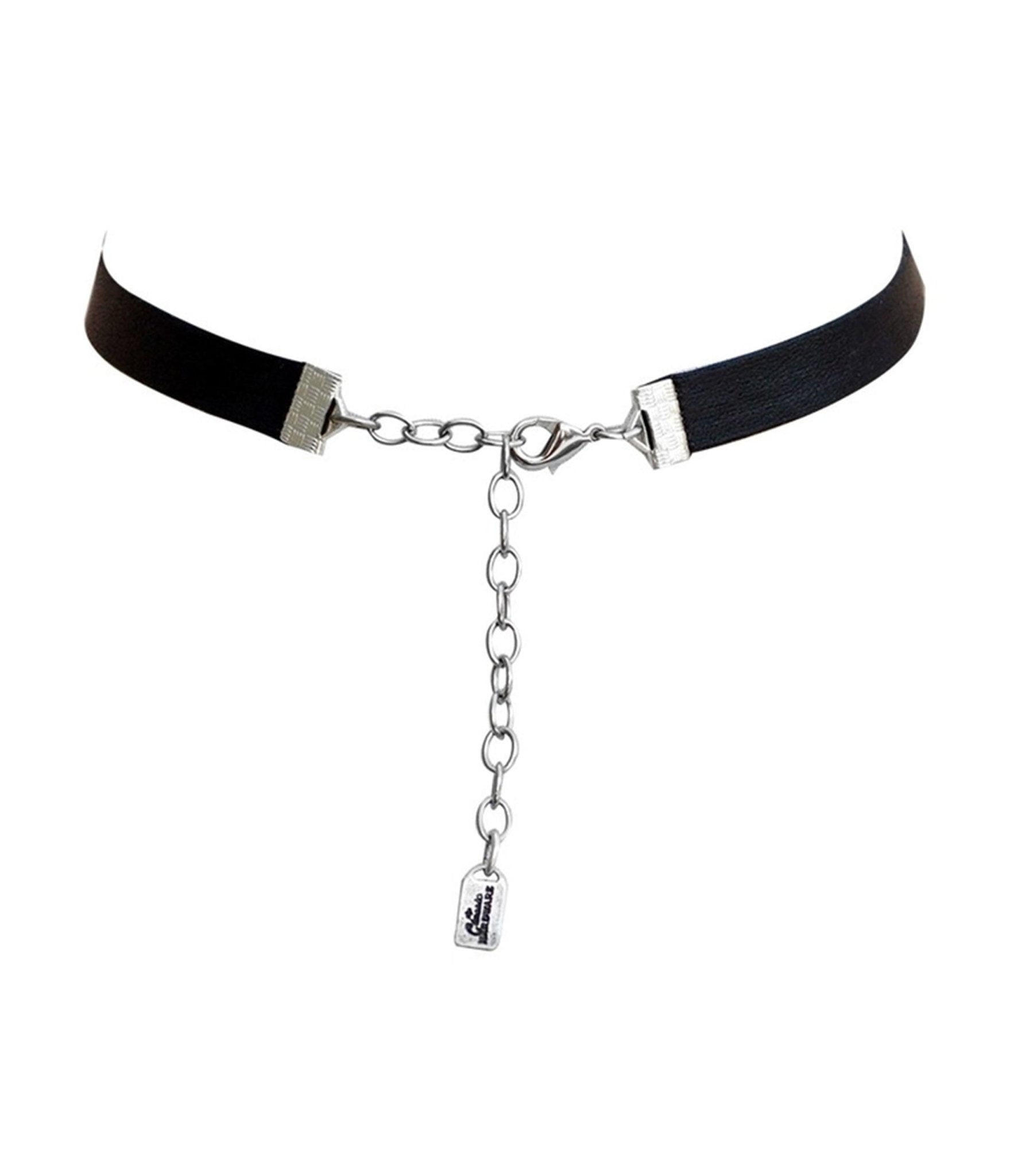 Black Velvet Keyhole Choker Necklace