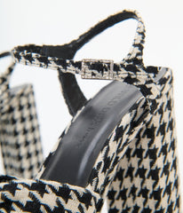Black & White Houndstooth Platform Heels