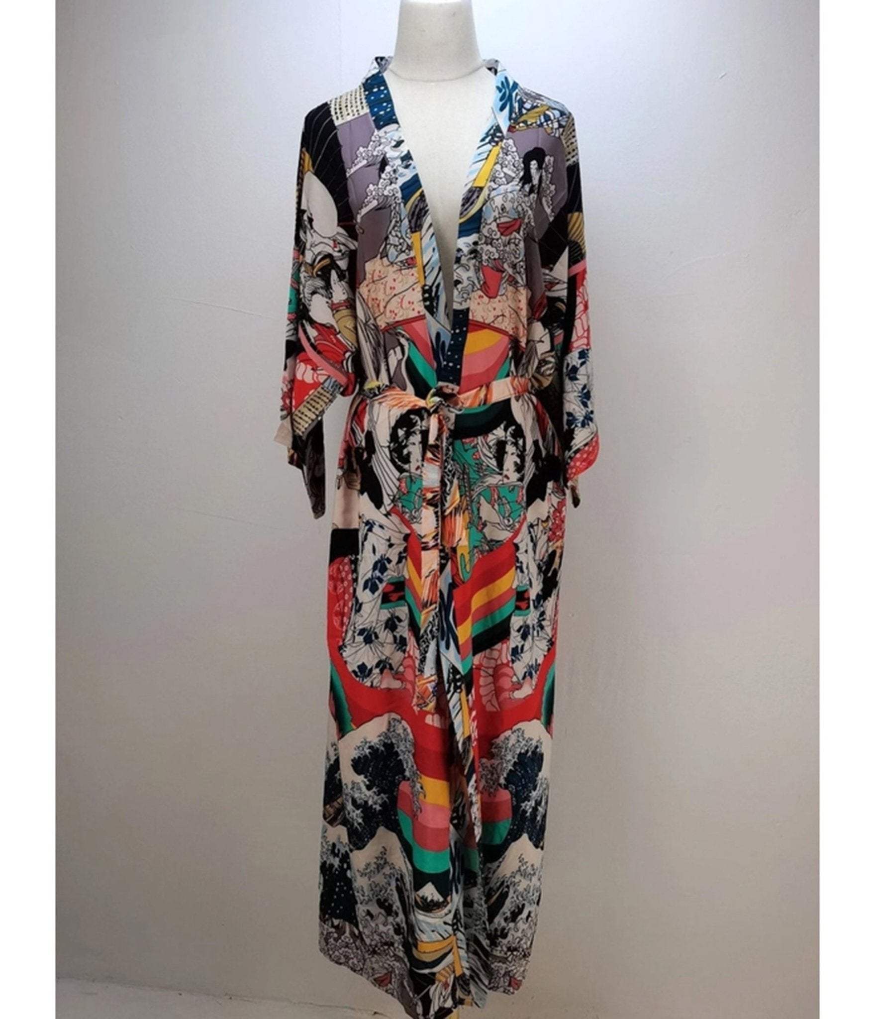 Bohemian Printed Resort Kimono