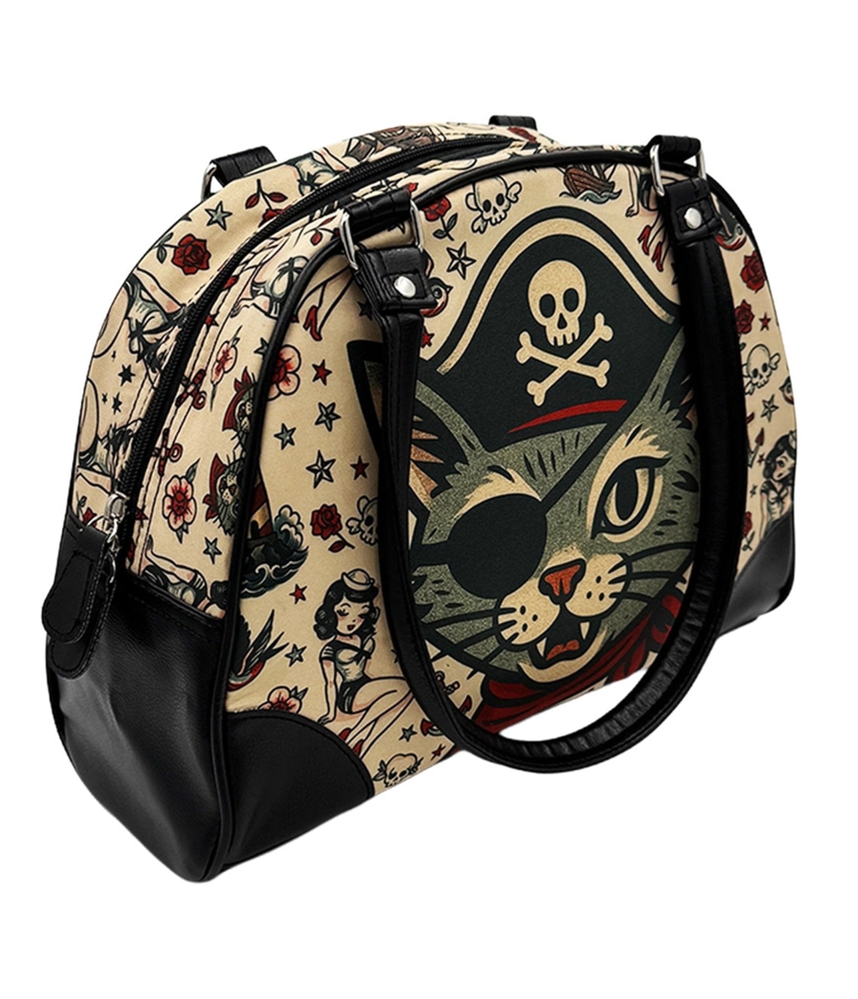 Cat Pirate Bowler Bag