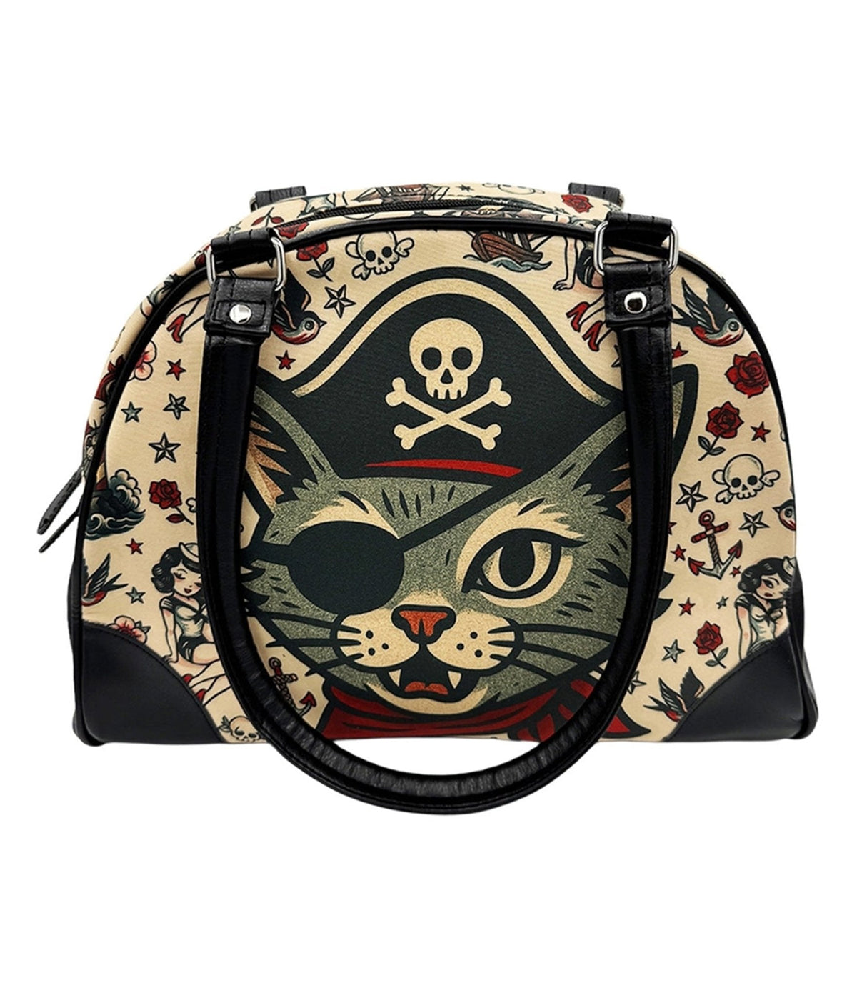 Cat Pirate Bowler Bag