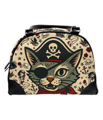 Cat Pirate Bowler Bag