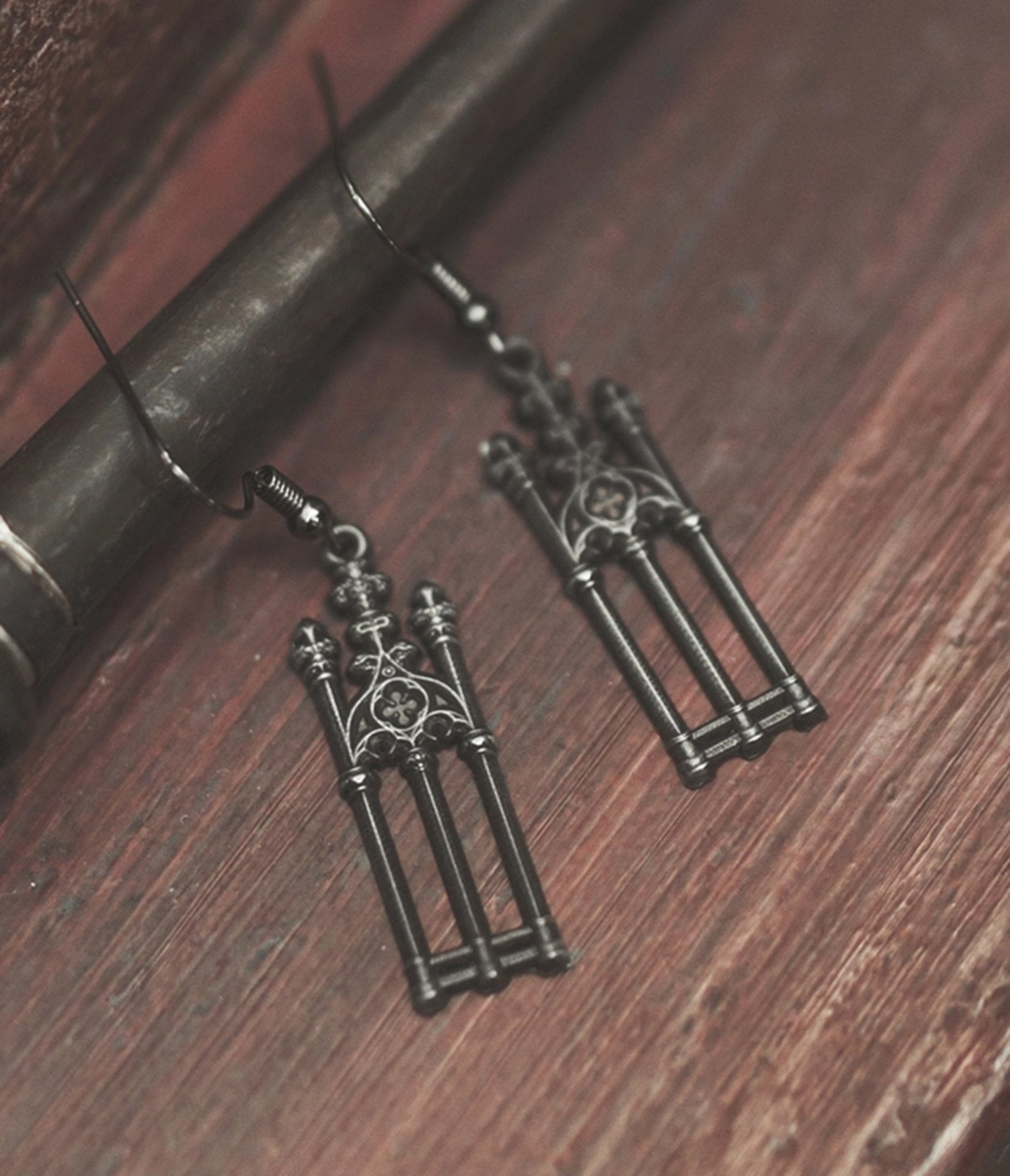 Cemetery Gates Dangle Earrings