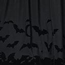 Collectif Black Mesh Bat Border Swing Dress